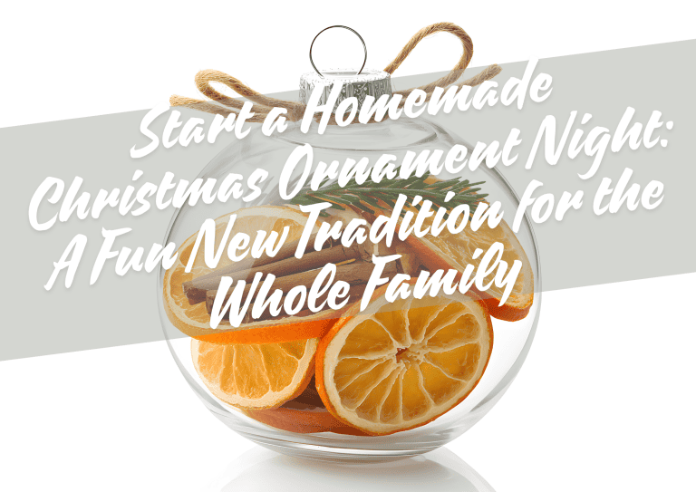 Start a Homemade Christmas Ornament Night: A Fun New Tradition for the Whole Family