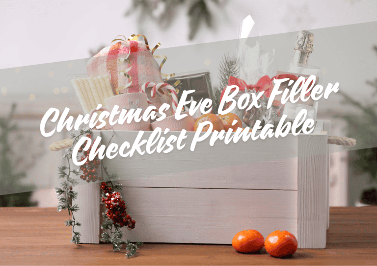 Christmas Eve Box Filler Checklist Printable