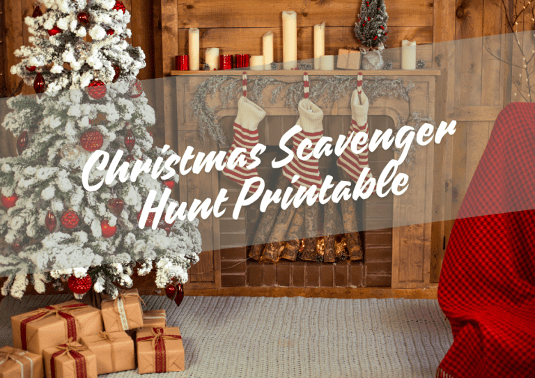 Christmas Scavenger Hunt printable
